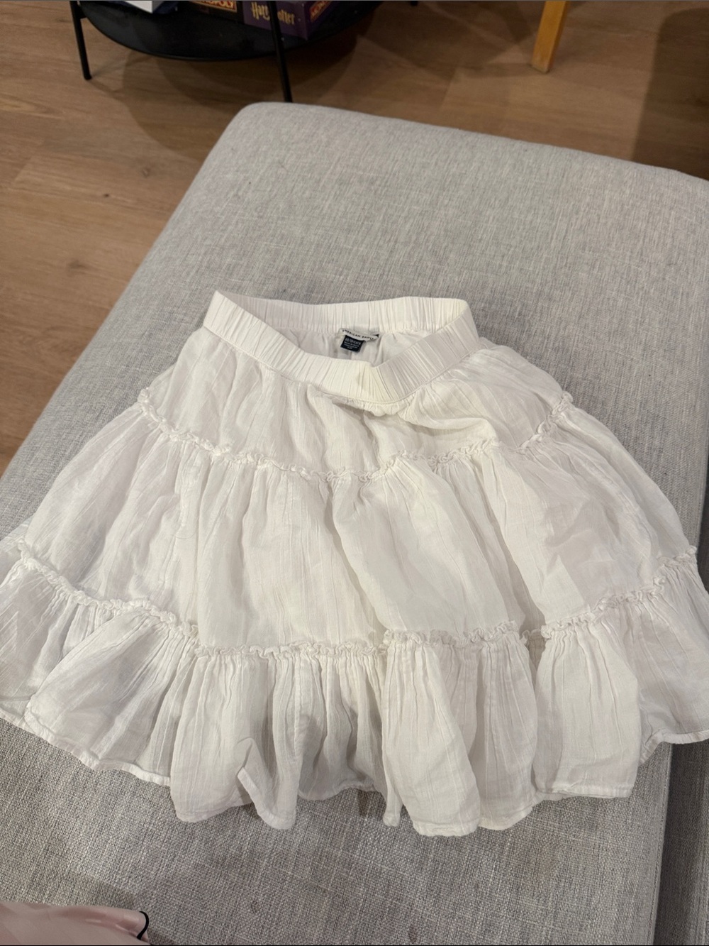 American eagle White Tiered Ruffle Skirt - Women